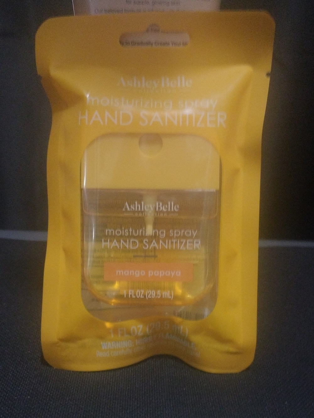 Moisturizing Spray Hand Sanitizer - Yellow (Mango Papaya)